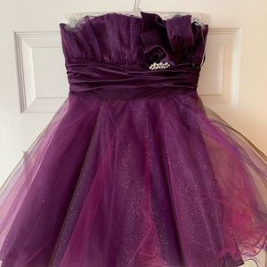 🛒💜Fuchsia Purple Sparkle Homecoming Dress🛒💜